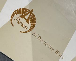 Aries of Beverly Hills Backgammon Set