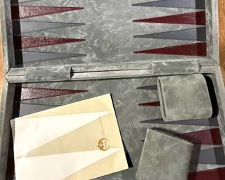 Aries of Beverly Hills Backgammon Set