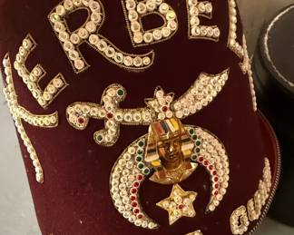 Kerbela Shriners Fez with Case - Anthony Nizzardini Masonic Supply Co.
