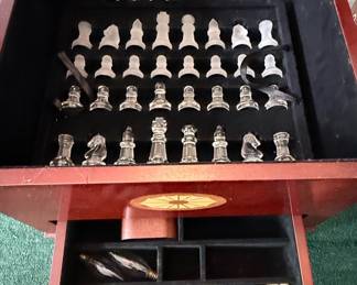 Fourstar Group Game Table with Chess and Backgammon