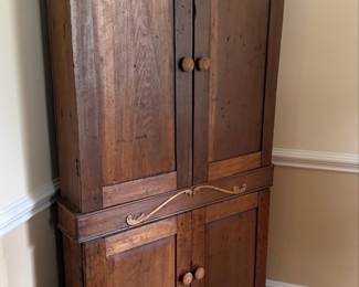 Mid-19th Century Cherry Corner Cupboard Style