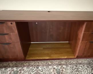 Offices To Go Superior Laminate Double Pedestal Desk