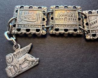 Venice Landmark Panel Souvenir Bracelet