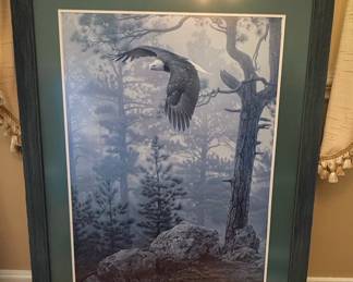 Daniel Smith Shrouded Forest Eagle Print