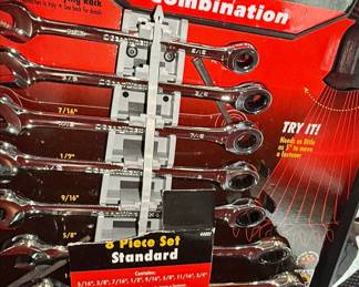 Assorted Hand Tool Collection: Wrenches and Drivers