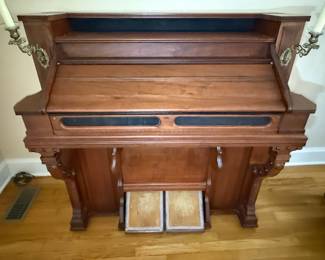 Mason & Hamlin Style Cabinet Reed Organ (c. 1861)