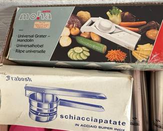 Frabosk Potato Ricer and Moha Swiss Grater Set