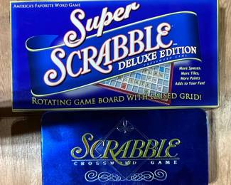 Super Scrabble Deluxe & Scrabble Collector's Tin