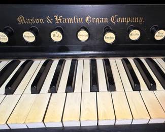 Mason & Hamlin Style Cabinet Reed Organ (c. 1861)