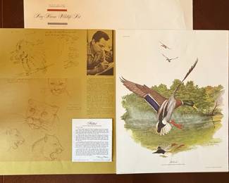Ray Harm Mallard Lithograph