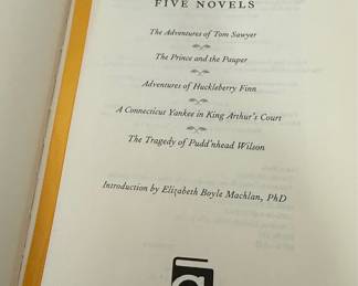 Mark Twain Five Novels Canterbury Classics Edition