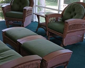 Braxton Culler Everglade Wicker Patio Set
