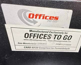 Offices To Go Superior Laminate Double Pedestal Desk