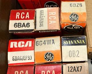 Assorted Vintage Vacuum Tubes Lot