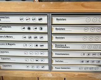 RadioShack Store Parts Display Cabinet