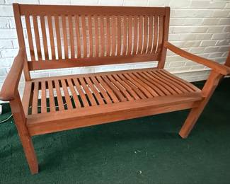 Eucalyptus Wood Garden Bench