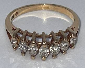 14K Gold and Diamond Ring
