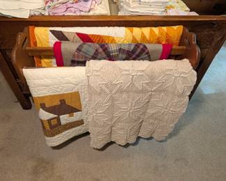 Quilts and a Quilt Rack