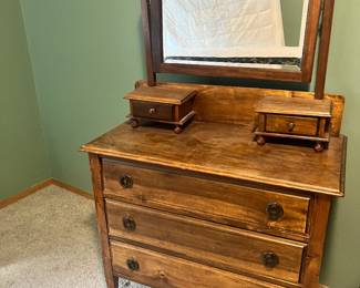 Antique Dresser with Mirror
