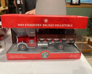 Starbucks metal truck
