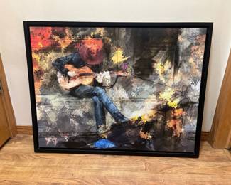 Guitar Player Painting