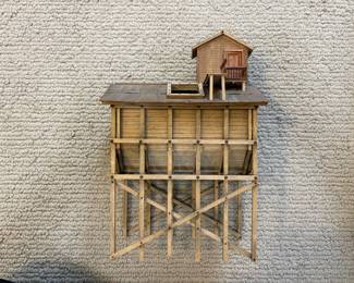 LOT 52. A Hand Constructed Likely Bachmann Coaling Tower. Starting Bid $65.00