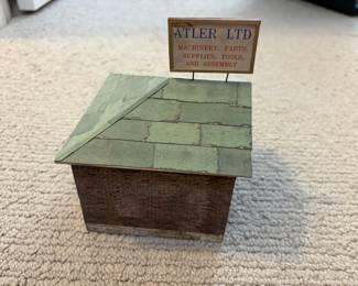 LOT 35. A Hand Constructed Atler Machinery Shed. Starting Bid $35.00