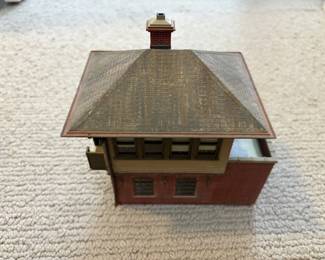 Lot 78. A Hand Constructed HO Scale Signal Tower/Station. Starting Bid $ 65.00