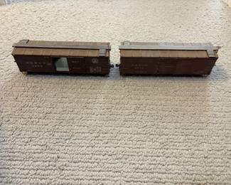 LOT 35. Two Hand Constructed Box Cars D&RG. Starting Bid $70.00