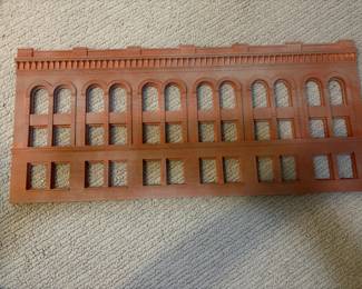LOT 48. A Hand Constructed HO Scale Office Building/Factory Facade. Starting Bid $ 35.00