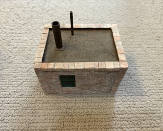 Lot 76. A Hand Constructed Ho Scale Model Jail. Starting Bid $25.00