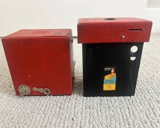 Lot 13 A Kodak Red Box Brownie 2A Camera -Circa 1920s. Starting BID $45.00