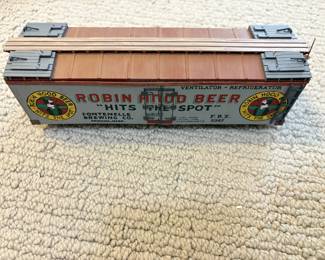 LOT 103. A Hand Constructed HO Scale Model Beer Box Car. Starting Bid $45.00