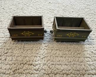 LOT 69. A Hand Constructed HO Scale Hopper Cars. Starting Bid $.40.00