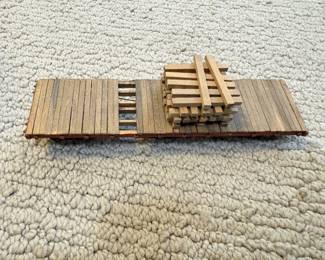 LOT 105 A Hand Constructed HO Scale Model Boardwalk. Starting Bid $10.00