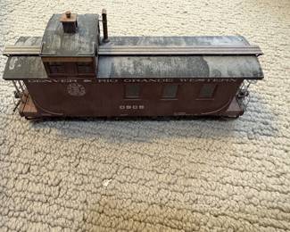 LOT 42. A Hand Constructed Bachman Rio Grande Western Bobber Caboose. Model 506. Starting Bid $75.00