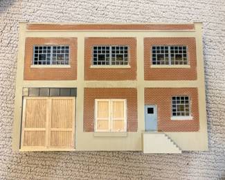 LOT 102. A Hand Constructed HO Scale Model Facade. Starting Bid $45.00