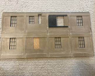 LOT 51. A Hand Constructed Brick Factory Facade. Starting Bid $ 25.00