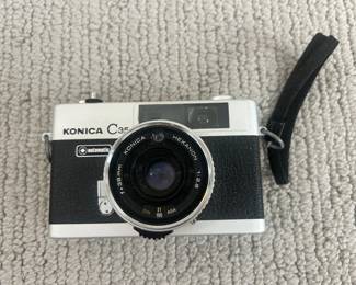 LOT 7 A Konica C35 Automatic Camera with Hexanon 35MM Lens Starting BID $ 25.00