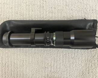LOT 21 A Spirotone 400MM 16.3 Sharpshooter Telephoto Lens and Attachment. Starting BID $55.00