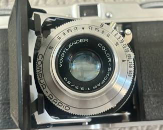LOT 10 A German Voitlander VitoII 35 MM Camera. Starting BID $ 125.00