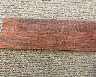 LOT 92 A Hand Constructed HO Scale Brick Facade. Starting Bid $10.00