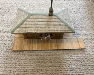 LOT 54. A Hand Constructed HO Scale Depot Ticket Station. Starting Bid $50.00