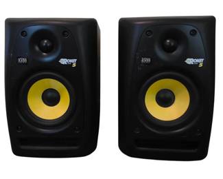 Pair of KRK Rokit 5 G2 RP5G2 Powered Studio Monitors  100W Active Speakers