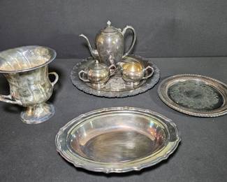 Silverplate  Commemorative Platters