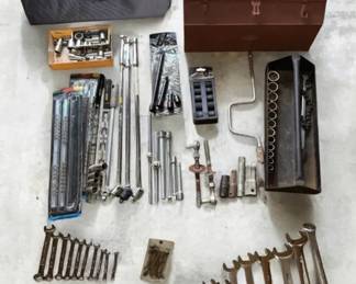 Large Scale Mechanics Hand Tool  Socket Collection