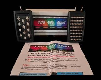 Professional Handheld Red Light Therapy Pair  Tested  Working