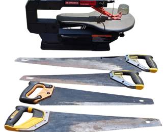 Craftsman Professional Scroll Saw  Handsaw Set.