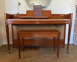 P.A. Starck, Stunning MCM Combo PianoOrgan