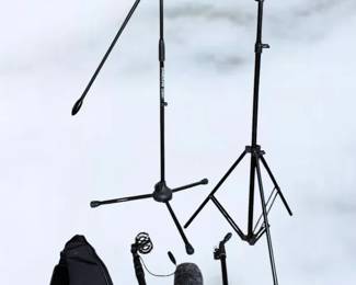 Professional Audio Recording Lot KTek Avalon Boom Pole, Samson Stands  Accessories